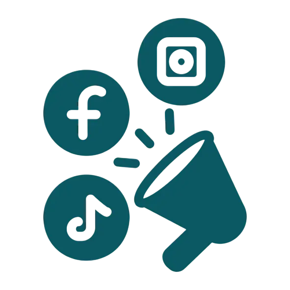 connecting social media logo of the best digital marketer in palakkad, kerala